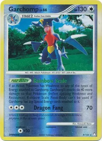 Mysterious Treasures Garchomp #9/123 reverse holo